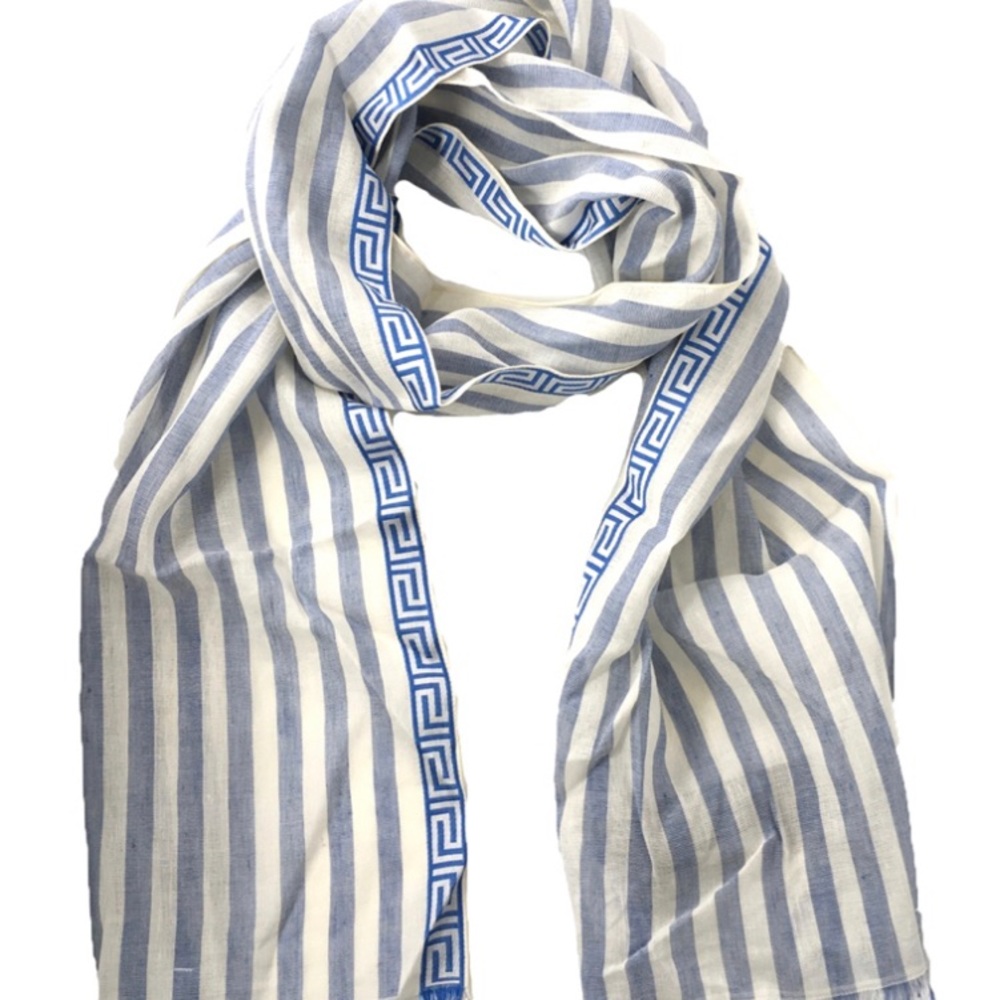 Authentic rare Versace linen scarf
